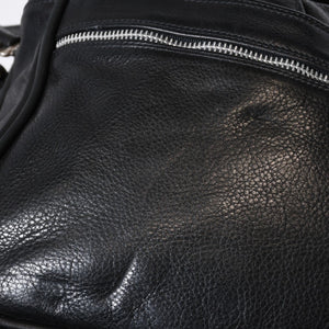 CHROME HEARTS クロムハーツ DIAPER BAG ダイパーバッグ マザーズバッグ ダガー クロスボール レザー シルバー925 美品 中古 4b-013118