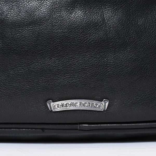 CHROME HEARTS クロムハーツ DIAPER BAG ダイパーバッグ マザーズバッグ ダガー クロスボール レザー シルバー925 美品 中古 4b-013118