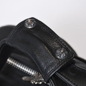 CHROME HEARTS クロムハーツ DIAPER BAG ダイパーバッグ マザーズバッグ ダガー クロスボール レザー シルバー925 美品 中古 4b-013118