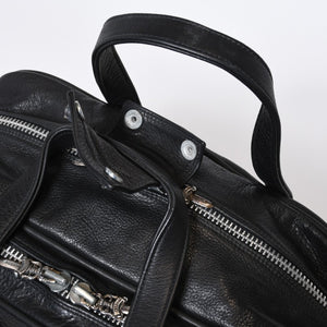 CHROME HEARTS クロムハーツ DIAPER BAG ダイパーバッグ マザーズバッグ ダガー クロスボール レザー シルバー925 美品 中古 4b-013118