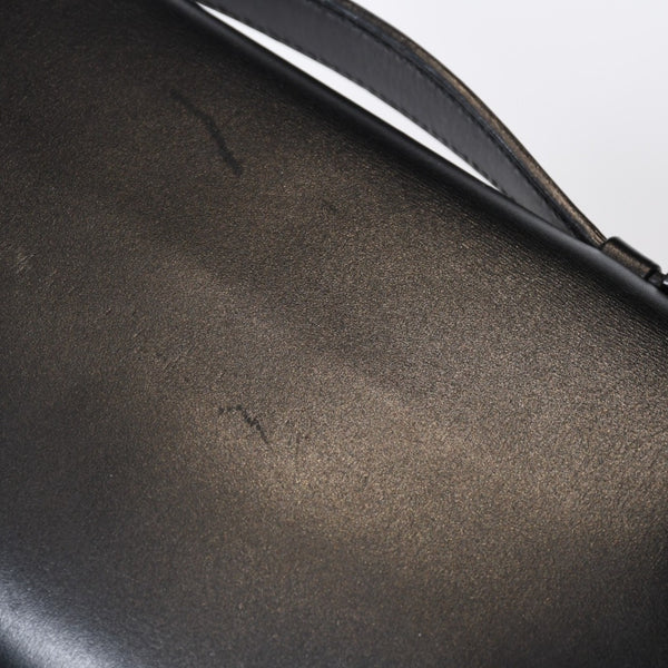 極美品 HERMES エルメス KELLY CUT ケリーカット ハンドバッグ ヴォースイフト ブラック シルバー金具 □L刻印 中古 4b013533