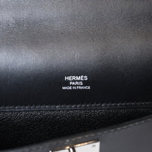 Load image into Gallery viewer, 極美品 HERMES エルメス KELLY CUT ケリーカット ハンドバッグ ヴォースイフト ブラック シルバー金具 □L刻印 中古 4b013533