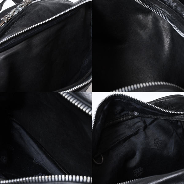 CHROME HEARTS クロムハーツ DIAPER BAG ダイパーバッグ マザーズバッグ ダガー クロスボール レザー シルバー925 美品 中古 4b-013118