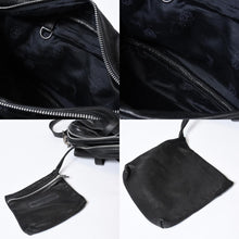 Load image into Gallery viewer, CHROME HEARTS クロムハーツ DIAPER BAG ダイパーバッグ マザーズバッグ ダガー クロスボール レザー シルバー925 美品 中古 4b-013118