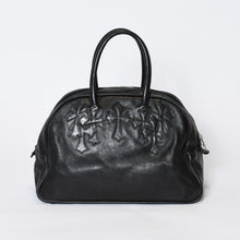 Load image into Gallery viewer, CHROME HEARTS クロムハーツ GYM MD ジムバッグ ミディアム ハンドバッグ オールド セメタリークロスパッチ 14パッチ 美品 中古 4b013115