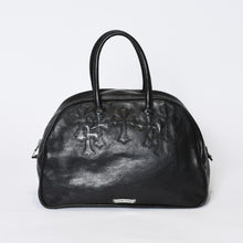Load image into Gallery viewer, CHROME HEARTS クロムハーツ GYM MD ジムバッグ ミディアム ハンドバッグ オールド セメタリークロスパッチ 14パッチ 美品 中古 4b013115