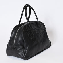 Load image into Gallery viewer, CHROME HEARTS クロムハーツ GYM MD ジムバッグ ミディアム ハンドバッグ オールド セメタリークロスパッチ 14パッチ 美品 中古 4b013115