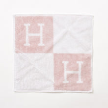 Load image into Gallery viewer, 新品未使用 HERMES エルメス ハンドタオル ハンカチ 衣料品 コットン ピンク ブルー ホワイト 中古 4b013133
