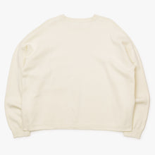 Load image into Gallery viewer, 極美品 LOEWE ロエベ アナグラム クルーネック H526Y14KDK ベージュ コットン ポリウレタン ビスコース サイズM 中古 4b013322