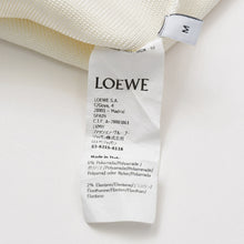 Load image into Gallery viewer, 極美品 LOEWE ロエベ アナグラム クルーネック H526Y14KDK ベージュ コットン ポリウレタン ビスコース サイズM 中古 4b013322
