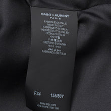 Load image into Gallery viewer, 極美品 SAINT LAURENT イヴサンローラン マルチカラー 千鳥柄 ホワイト ブラック サイズ34 中古 4b013328