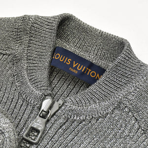 新品同様 LOUIS VUITTON ルイヴィトン × VIRGIL ABLOH ヴァージル アブロー 19SS ベスト RM192 OYW HHN71W サイズS シルバー 中古 4b013356