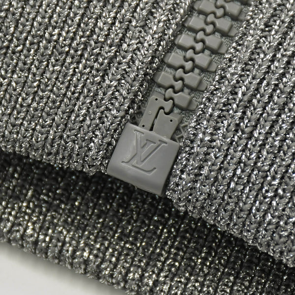 新品同様 LOUIS VUITTON ルイヴィトン × VIRGIL ABLOH ヴァージル アブロー 19SS ベスト RM192 OYW HHN71W サイズS シルバー 中古 4b013356