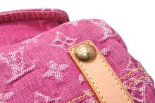 Load image into Gallery viewer, 新品同様 LOUIS VUITTON ルイヴィトン バギーPM ワンショルダーバッグ M95212 モノグラム デニム レザー ピンク 中古 4b013365
