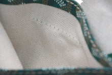 Load image into Gallery viewer, 極美品 GOYARD ゴヤール ハンドバッグ アンジュ ミニポーチ付き リバーシブル グリーン ヘリンボーン柄 PVC レザー 中古 4b013077