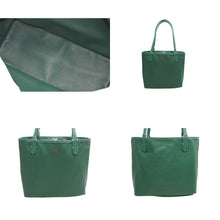 Load image into Gallery viewer, 極美品 GOYARD ゴヤール ハンドバッグ アンジュ ミニポーチ付き リバーシブル グリーン ヘリンボーン柄 PVC レザー 中古 4b013077