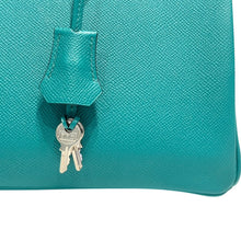 Load image into Gallery viewer, 極美品 HERMES エルメス バーキン30 ハンドバッグ エプソン ブルーパオン シルバー金具 X刻印 中古 4b013470