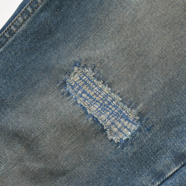 ksubi スビ デニムパンツ ネイビー サイズ33 アンティークゴールド金具 コットン 美品 中古 4b013498