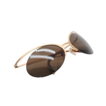 Load image into Gallery viewer, 極美品 CHANEL シャネル リムレス サングラス アイウェア 40001c.102/93 サイズ63□20 125 ブラウン 中古 4b013491