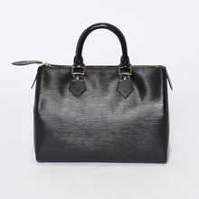 Load image into Gallery viewer, 極美品 LOUIS VUITTON ルイヴィトン スピーディ25 ハンドバッグ M59032 エピレザー ブラック ゴールド金具 中古 4b013540