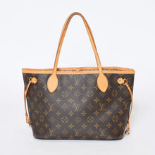 Load image into Gallery viewer, LOUIS VUITTON ルイヴィトン ネヴァーフルPM トートバッグ M40155 モノグラム ブラウン レザー PVC ゴールド金具 美品 中古 4b013548