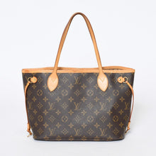 Load image into Gallery viewer, LOUIS VUITTON ルイヴィトン ネヴァーフルPM トートバッグ M40155 モノグラム ブラウン レザー PVC ゴールド金具 美品 中古 4b013548