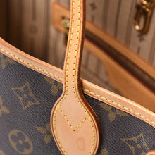 Load image into Gallery viewer, LOUIS VUITTON ルイヴィトン ネヴァーフルPM トートバッグ M40155 モノグラム ブラウン レザー PVC ゴールド金具 美品 中古 4b013548