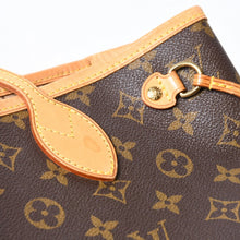 Load image into Gallery viewer, LOUIS VUITTON ルイヴィトン ネヴァーフルPM トートバッグ M40155 モノグラム ブラウン レザー PVC ゴールド金具 美品 中古 4b013548