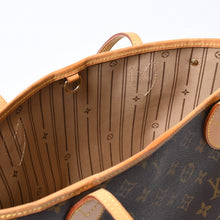 Load image into Gallery viewer, LOUIS VUITTON ルイヴィトン ネヴァーフルPM トートバッグ M40155 モノグラム ブラウン レザー PVC ゴールド金具 美品 中古 4b013548
