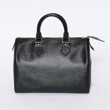 Load image into Gallery viewer, LOUIS VUITTON ルイヴィトン スピーディ25 ハンドバッグ M59032 エピレザー ブラック ゴールド金具 美品 中古 4b013556