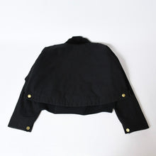 Load image into Gallery viewer, Sacai × Carhartt WIP サカイ×カーハート Jacket ブラック コットン 23-06741 サイズ1 美品 中古 4b013324
