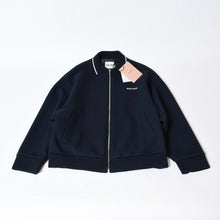 Load image into Gallery viewer, 新品未使用 MIUMIU ミュウミュウ Piquet Blend Blouson ピケブレンド ブルゾン ML1258 サイズ38 ネイビー コットン 中古 4b012283