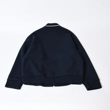 Load image into Gallery viewer, 新品未使用 MIUMIU ミュウミュウ Piquet Blend Blouson ピケブレンド ブルゾン ML1258 サイズ38 ネイビー コットン 中古 4b012283