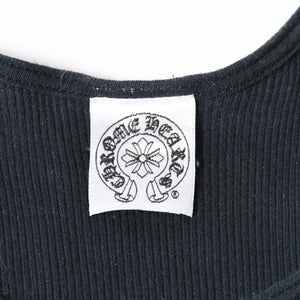 CHROME HEARTS クロムハーツ タンクトップ ノースリーブ サイズL リチャードスターク プリント ブラック 美品 中古 4b013268