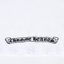 Load image into Gallery viewer, CHROME HEARTS クロムハーツ クロスモチーフ オールド タンクトップ U.S.A製 コットン ホワイト ブラック サイズL 美品 中古 4b013348