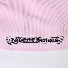 Load image into Gallery viewer, 新品未使用 CHROME HEARTS クロムハーツ タンクトップ ノースリーブ サイズM DEADLY DOLL 希少 ピンク ブラック ホワイト 中古 4b013349