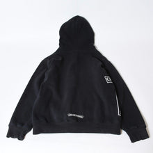 Load image into Gallery viewer, CHROME HEARTS クロムハーツ BSフレア プリント ジップパーカー サーマル ダガージップ ブラック サイズL 美品 中古 4b013509