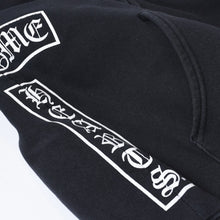Load image into Gallery viewer, CHROME HEARTS クロムハーツ BSフレア プリント ジップパーカー サーマル ダガージップ ブラック サイズL 美品 中古 4b013509