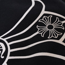 Load image into Gallery viewer, CHROME HEARTS クロムハーツ CHクロス プリント ジップパーカー サーマル ダガージップ ブラック サイズS 美品 中古 4b013510