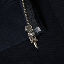 Load image into Gallery viewer, CHROME HEARTS クロムハーツ CHクロス プリント ジップパーカー サーマル ダガージップ ブラック サイズS 美品 中古 4b013510