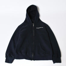 Load image into Gallery viewer, CHROME HEARTS クロムハーツ CHクロス プリント ジップパーカー サーマル ダガージップ ブラック サイズS 美品 中古 4b013508