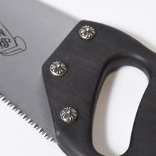 Load image into Gallery viewer, 極美品 CHROME HEARTS クロムハーツ SAW ソウ ノコギリ 鋸 クロスボール ホースシュー エボニーウッド シルバー925 中古 4b013097