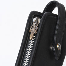 Load image into Gallery viewer, 極美品 CHROME HEARTS クロムハーツ SAW ソウ ノコギリ 鋸 クロスボール ホースシュー エボニーウッド シルバー925 中古 4b013097