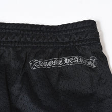 Load image into Gallery viewer, 新品未使用 CHROME HEARTS クロムハーツ MESH VARSITY SHORTS ハーフパンツ メッシュパンツ ブラック サイズS 中古 4b013271
