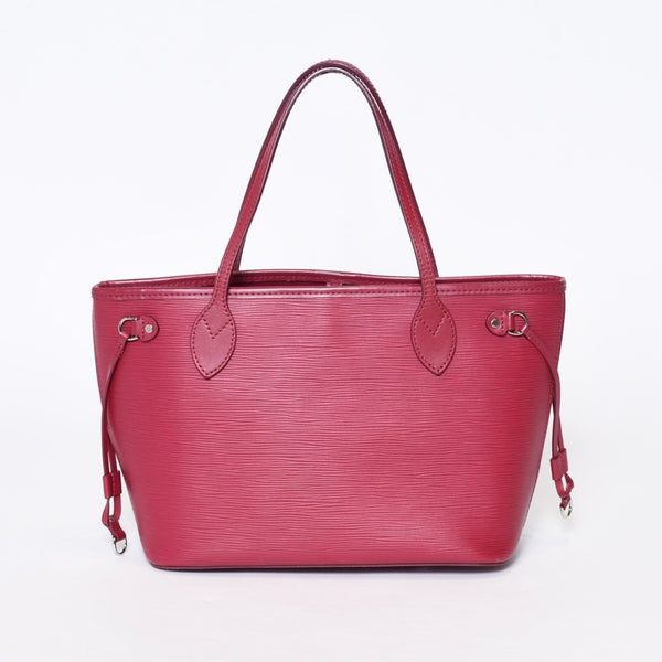 LOUIS VUITTON ルイヴィトン ネヴァーフル PM ハンドバッグ M40959 エピレザー ボルドー シルバー金具 美品 中古 4b013566