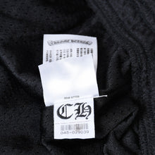 Load image into Gallery viewer, 新品未使用 CHROME HEARTS クロムハーツ MESH VARSITY SHORTS ハーフパンツ メッシュパンツ ブラック サイズS 中古 4b013271