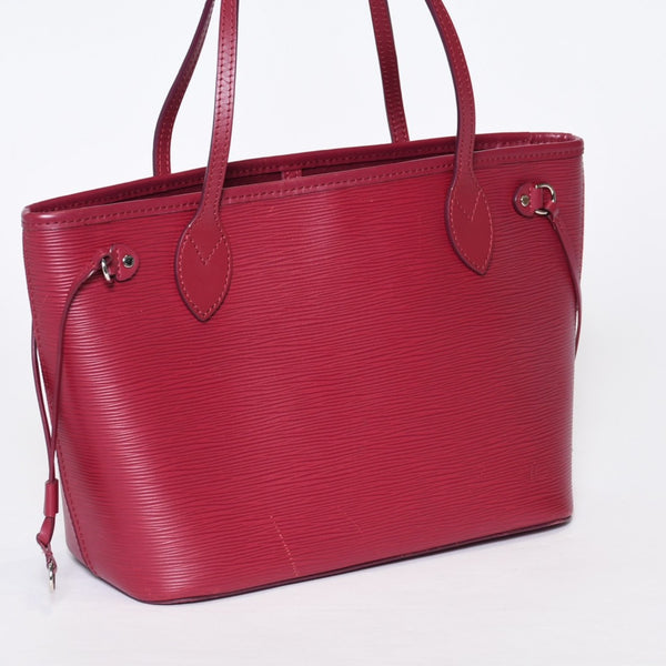 LOUIS VUITTON ルイヴィトン ネヴァーフル PM ハンドバッグ M40959 エピレザー ボルドー シルバー金具 美品 中古 4b013566