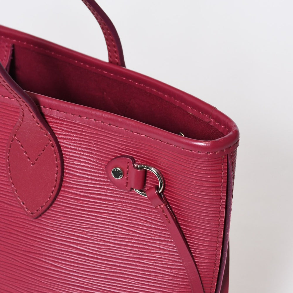 LOUIS VUITTON ルイヴィトン ネヴァーフル PM ハンドバッグ M40959 エピレザー ボルドー シルバー金具 美品 中古 4b013566