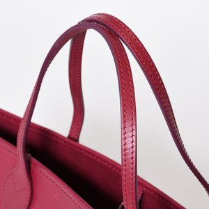 LOUIS VUITTON ルイヴィトン ネヴァーフル PM ハンドバッグ M40959 エピレザー ボルドー シルバー金具 美品 中古 4b013566