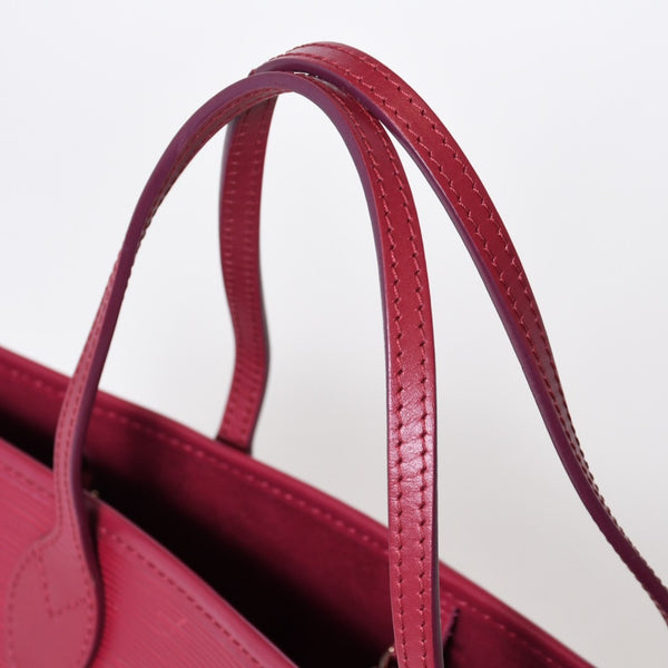 LOUIS VUITTON ルイヴィトン ネヴァーフル PM ハンドバッグ M40959 エピレザー ボルドー シルバー金具 美品 中古 4b013566